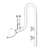 FJARDE Lily Pipe outflow closeup, compact surface skimmer for nano tanks.