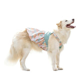 FLAdorepet dog dress 6XL pink front view, ideal for weddings and photoshoots