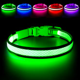 Flashseen collar LED para perro con luz nocturna para mayor visibilidad