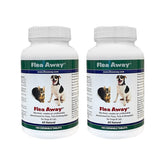 Flea Away front box with liver-flavored treats for pets.