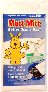 FLEXI Mutt Mitt header card for easy hanging and access