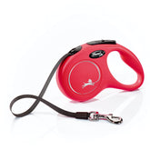 Flexi New Classic tape leash 16ft red offers controlled freedom for small dogs.
