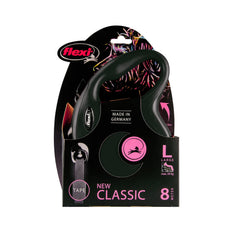 FLEXI New Classic tape leash tangle-free design reduces snags during walks