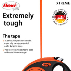 FLEXI Xtreme leash for large dogs up to 121 lbs promises durable everyday use.
