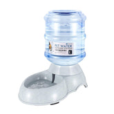 Flexzion automatic dog water dispenser with 1-gallon bottle for convenient hydration.