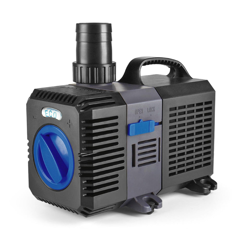 Flexzion Submersible 800GPH top view shows compact design for tight spaces
