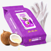 Flintstone dog wipes packaging sealed for travel-ready freshness and mess-free grooming.