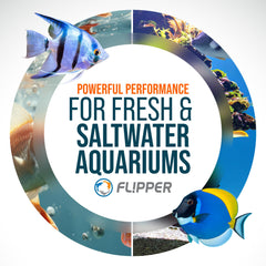 FLIPPER EDGE acrylic cleaner blade shows safe performance on acrylic tanks.