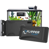 FL!PPER Float Standard cleaner side view with outside magnet for algae removal.
