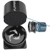 FL!PPER Pico external magnet cleaner demonstrates hands-free, dry tank cleaning for small aquariums.