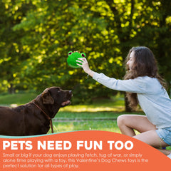 Flourish Pets Love Frog toy inner-ball reveal showcasing two-in-one surprise