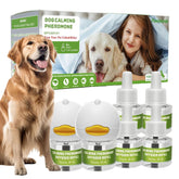Flovintrek dog calming diffuser pro kit diffusers in use providing anxiety relief for pets.