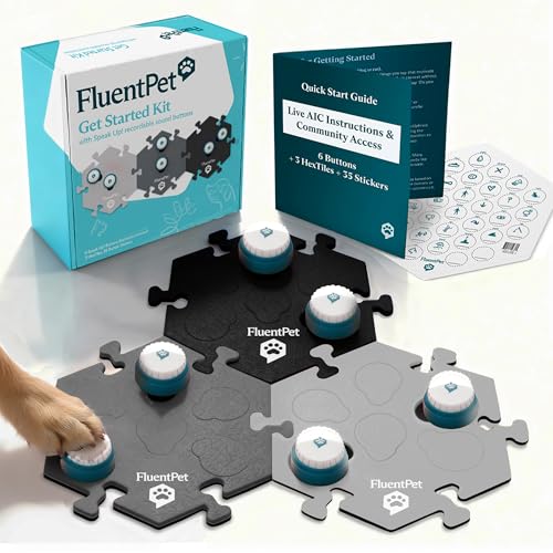 FluentPet Speak Up kit front view showing a complete communication set for clear pet voices.