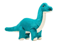 Fluff & Tuff Ross Brachiosaurus ultra-plush outer fabric close-up shows softness.