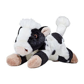 Fluff & Tuff Marge the Cow 11in full-toy ideal for gentle play and cuddly fetch.