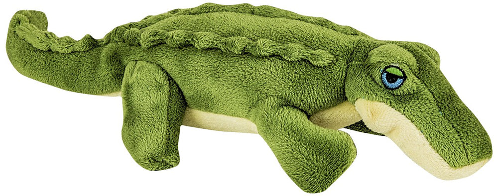 Fluff & Tuff Savannah Baby Gator outer fabric close-up highlights plush texture for cozy snuggle sessions.