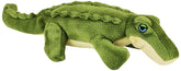 Fluff & Tuff Savannah Baby Gator outer fabric close-up highlights plush texture for cozy snuggle sessions.