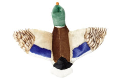 Fluff & Tuff Wally Mallard toy with feathery wings for dramatic, interactive play.