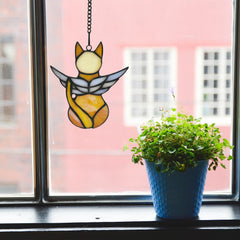 Fluffycaptain suncatcher brightens windows with sunlit display for cheerful home decor.