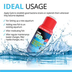 Fluval Cycle new-tank setup helping establish biological balance for first inhabitants.