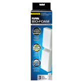 Fluval FX5 filter foam block pack closeup showing three inserts for mechanical filtration