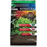 Fluval Plant and Shrimp Stratum closeup of grainy substrate promoting healthy plant growth.