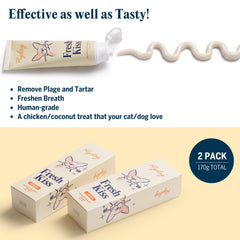 FlyDog Fresh Kiss dental guide helps track brushing progress over time
