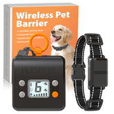 FLYSPEAR wireless pet barrier-hook shows easy indoor boundary placement for dogs.
