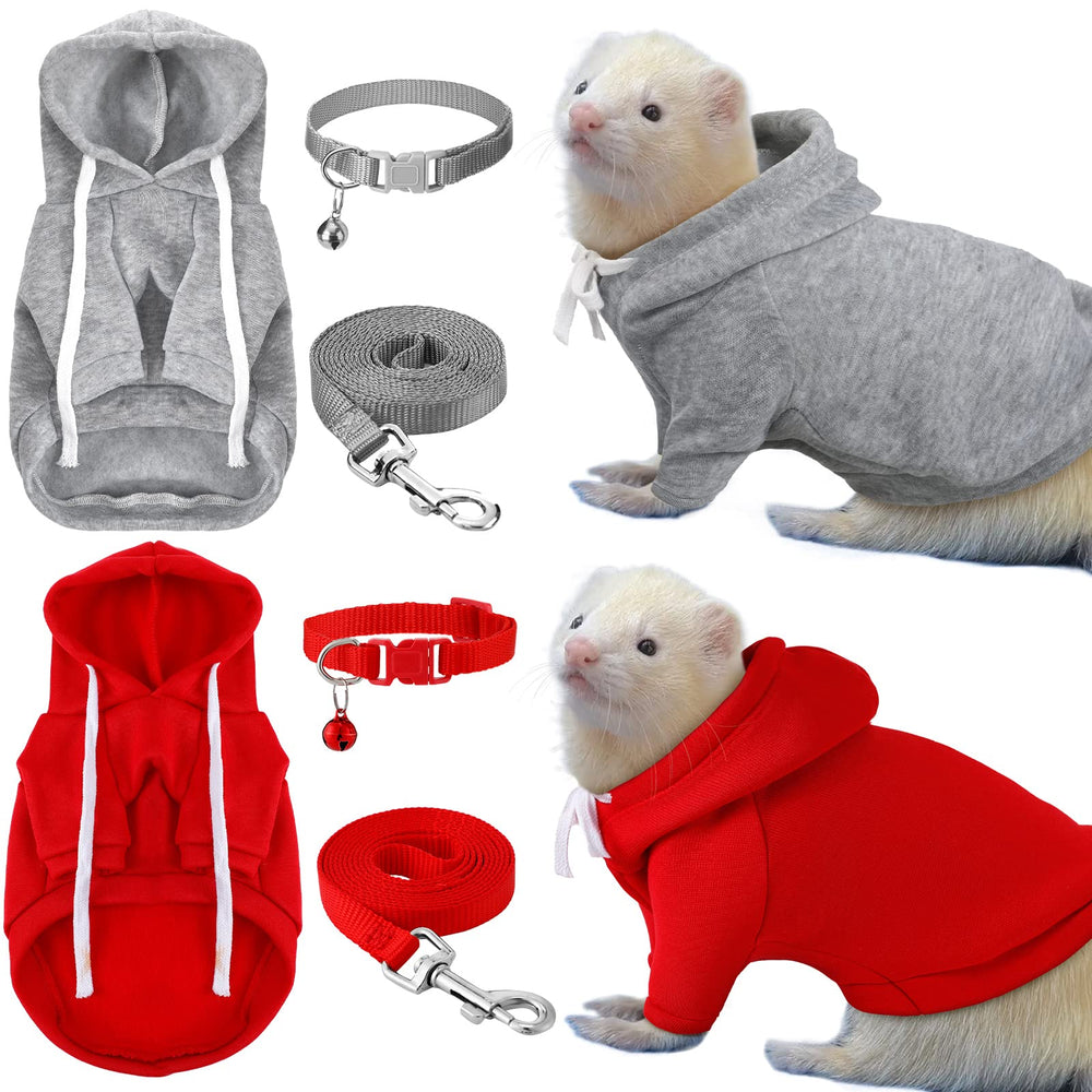 Foaincore ferret hoodie grey for cozy outdoor walks