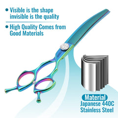 FOGOSP ergonomic large finger holes design for comfortable grooming sessions.