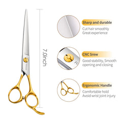 FOGOSP 440C stainless steel blades deliver durability and sharp convex edge.