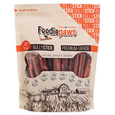 FOODIEPAWS 4-inch bully sticks bulk pack for dogs, long-lasting distraction