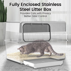 FOPUNB odor-control stainless steel resists odor absorption.