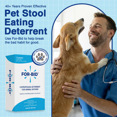 For-Bid dog poop deterrent powder sprinkled on food for easy daily use