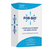 For-Bid stool-eating deterrent bottle demonstrates vet-approved care for pets