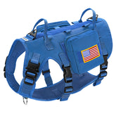 Forestpaw dog harness medium front view highlights secure no-pull design for confident outdoor walks.