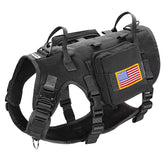 Forestpaw dog harness medium front view highlights secure no-pull design for daily walks