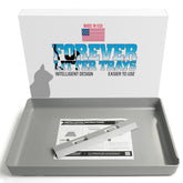 Forever Litter Trays clip-on flap demonstrates mess-free use