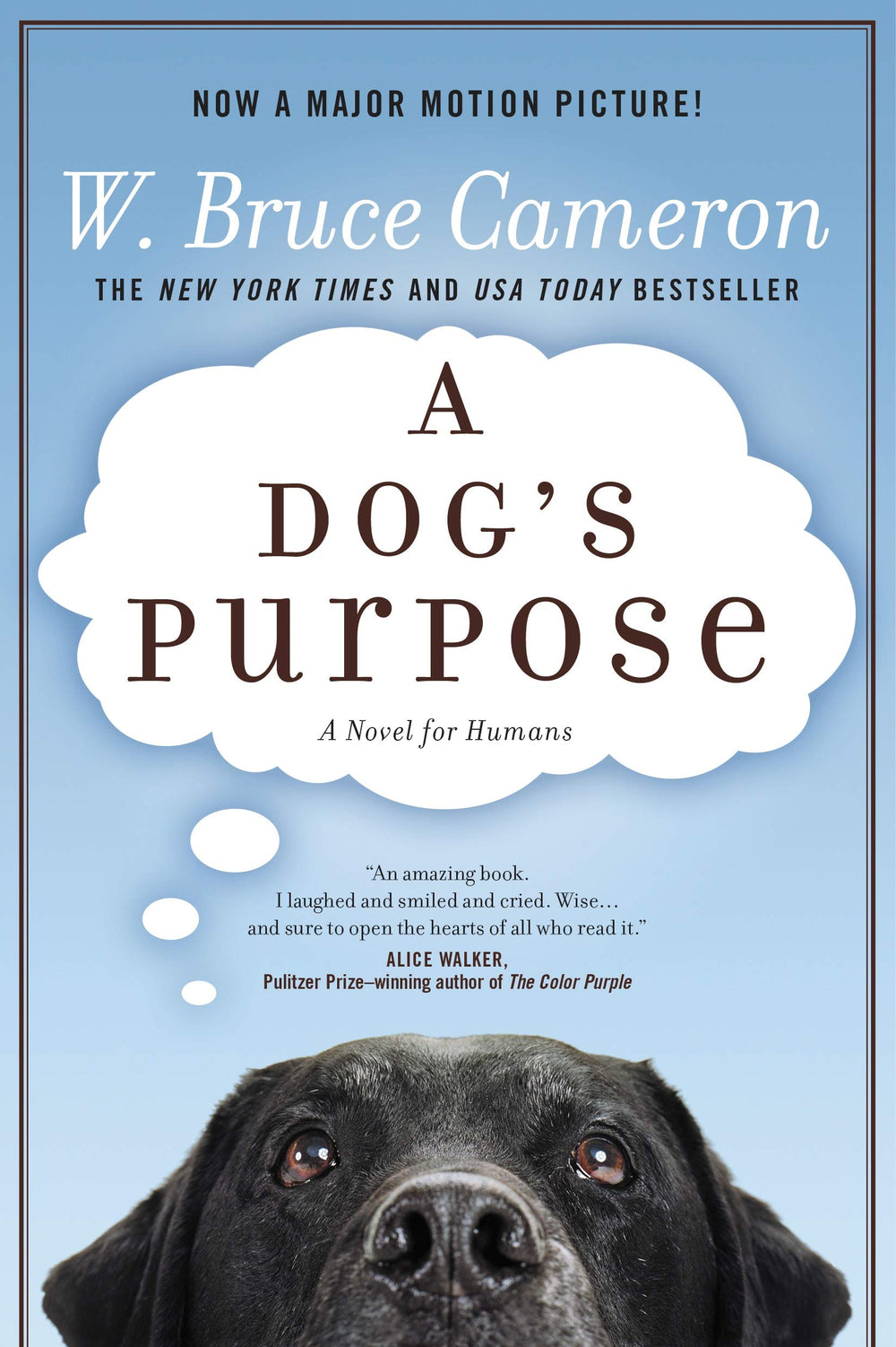 Forge Books A Dog's Purpose cover highlights a heartfelt dog story for gift-giving
