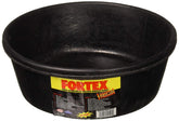 Fortex Feeder Pan front view with low-wide design for medium pets and oats measuring.