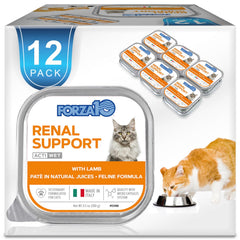 Forza10 cat renal wet lamb can — kidney-friendly nutrition in a palatable everyday meal