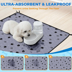 Fostanfly pee pad absorbent core to absorb spills and keep space dry.
