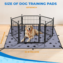 Fostanfly pee pad with quilted top layer for pet comfort and quick drying.