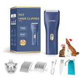 Founouly 2 in 1 dog grooming clipper in blue for stress-free home grooming.