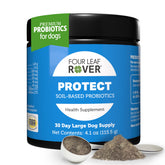 Four Leaf Rover Protect bottle front view for gut health support