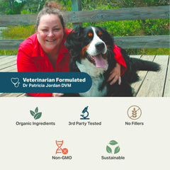 Four Leaf Rover Safe-Sea helps dogs achieve a shinier coat and healthier appearance.