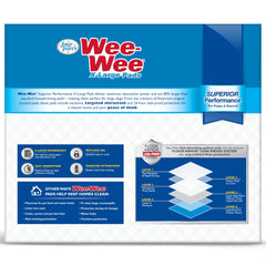 Four Paws Wee-Wee pad demonstrates 6-layer leak-proof design for reliable moisture control.