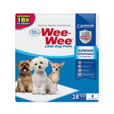 Four Paws Wee-Wee Pad top layer demonstrates tear resistance for tidy potty training