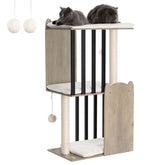 FourFurPets 43.8in cat tree tower for elevated lounging and play.