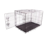 FOURPAW durable foldable crate in metal wire for sturdy containment on the go.